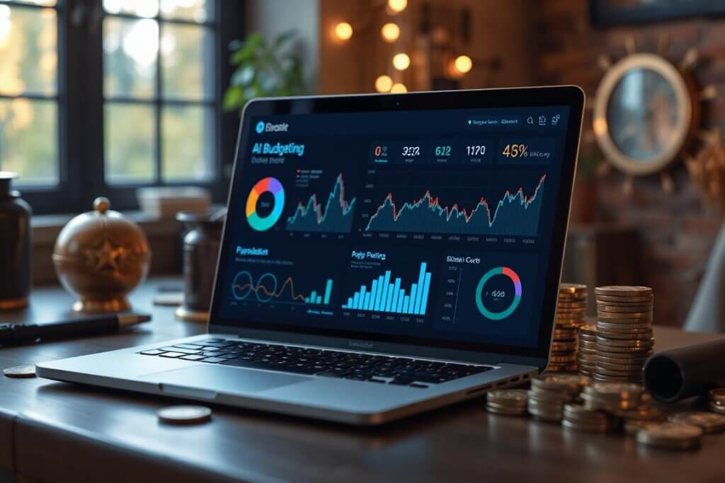 YNAB review 2025 AI budgeting dashboard showing automated spending insights.