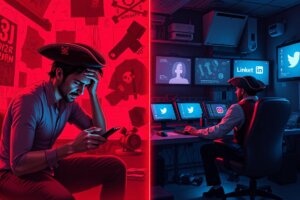 A comparison of manual posting versus using an AI social media scheduler.